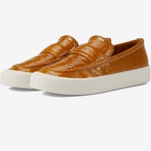 Vince Ghita Croc Embossed Loafer